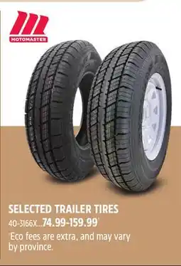 Canadian Tire SELECTED TRAILER TIRES offer