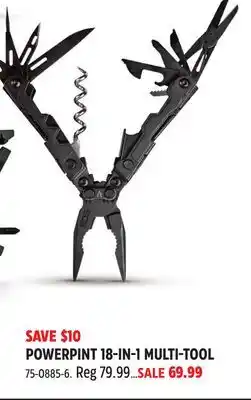 Canadian Tire POWERPINT 18-IN-1 MULTI-TOOL offer