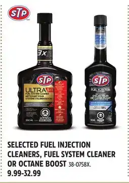 Canadian Tire SELECTED FUEL INJECTION CLEANERS, FUEL SYSTEM CLEANER OR OCTANE BOOST offer