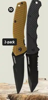 Canadian Tire FOLDING KNIFE SET, 2-PK offer