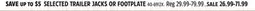 Canadian Tire SELECTED TRAILER JACKS OR FOOTPLATE offer