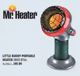 Canadian Tire Mr Heater LITTLE BUDDY PORTABLE HEATER 3800 BTUs offer