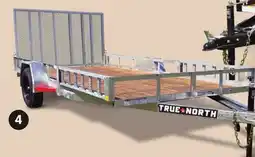 Canadian Tire 83˝ X 14´ GALVANIZED UTILITY TRAILER WITH GATE AND ATV RAMPS offer