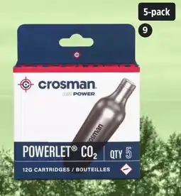 Canadian Tire CROSMAN C02 CYLINDERS, 5-PK offer
