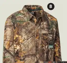 Canadian Tire MEN'S FIELD SOFT COTTON BUTTON-UP HUNTING SHIRT, CAMO offer