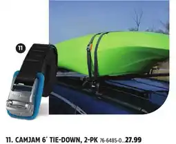 Canadian Tire CAMJAM 6' TIE-DOWN, 2-PK offer
