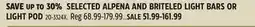Canadian Tire SELECTED ALPENA AND BRITELED LIGHT BARS OR LIGHT POD offer