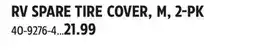 Canadian Tire RV SPARE TIRE COVER, M, 2-PK offer
