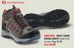 Canadian Tire MEN'S GUIDE HIKING BOOTS offer
