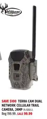 Canadian Tire TERRA CAM DUAL NETWORK CELLULAR TRAIL CAMERA offer