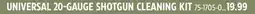 Canadian Tire UNIVERSAL 20-GAUGE SHOTGUN CLEANING KIT offer