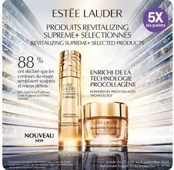 Jean Coutu ESTÉE LAUDER REVITALIZING SUPREME+ SELECTED PRODUCTS offer