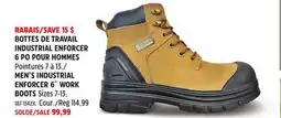 Canadian Tire MEN'S INDUSTRIAL ENFORCER 6˝ WORK BOOTSSizes 7-13 offer