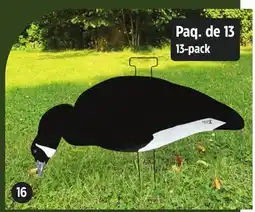 Canadian Tire BLACK & WHITE FLOCKED GOOSE DECOYS offer