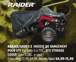 Canadian Tire ATV STORAGE COVER Sizes L-2XL offer