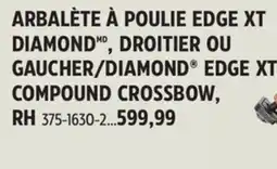 Canadian Tire EXCALIBUR DIAMOND EDGE XT COMPOUND CROSSBOW RH offer