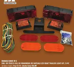 Canadian Tire MOTOMASTER LED BOAT TRAILER LIGHT KIT, 11-PC offer