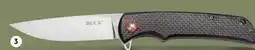 Canadian Tire BUCK KNIVES HAXBY COMPACT FOLDING KNIFE WITH CARBON FIBRE HANDLE offer