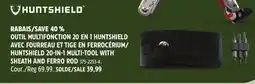 Canadian Tire HUNTSHIELD 20-IN-1 MULTI-TOOL WITH SHEATH AND FERRO ROD offer