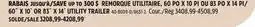 Canadian Tire 60˝ X 10´ OR 83˝ X 14´ UTILITY TRAILER offer