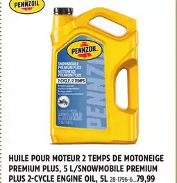 Canadian Tire SNOWMOBILE PREMIUM PLUS 2-CYCLE ENGINE OIL offer