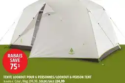 Canadian Tire Woods LOOKOUT 6-PERSON TENT offer
