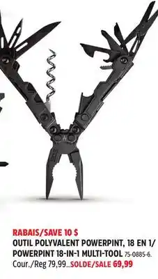 Canadian Tire SOG POWERPINT 18-IN-1 MULTI-TOOL offer