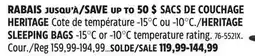 Canadian Tire Woods HERITAGE SLEEPING offer