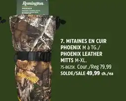 Canadian Tire REMINGTON PHOENIX LEATHER MITTS offer