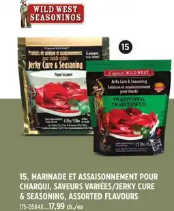 Canadian Tire WILD WEST SEASONINGS JERKY CURE & SEASONING offer