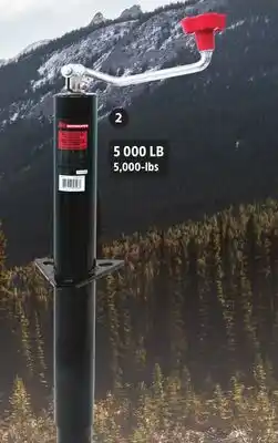 Canadian Tire MotoMaster A-FRAME TOP WIND TRAILER JACK offer