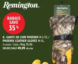 Canadian Tire PHOENIX LEATHER GLOVESM-XL offer