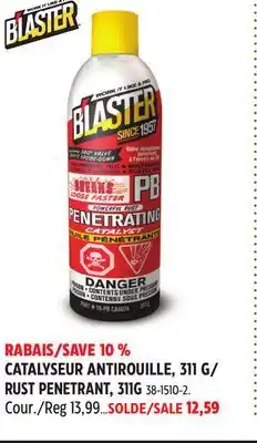 Canadian Tire BLASTER RUST PENETRANT offer