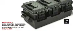 Canadian Tire 3-PC 50 CALIBRE AMMO BOX SET WITH CRATE offer