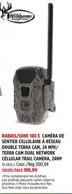 Canadian Tire TERRA CAM DUAL NETWORK CELLULAR TRAIL CAMERA, 24MP offer