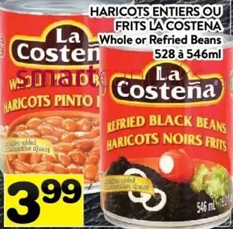 La Costena refried black beans
