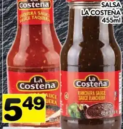 Supermarché PA La Costena ranchera sauce offer