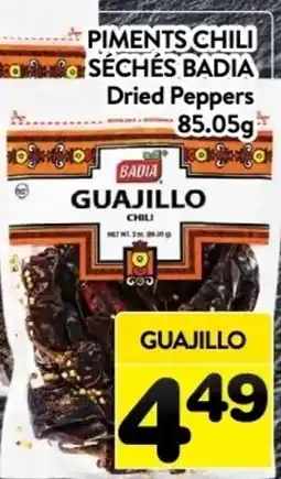 Supermarché PA Badia guajillo chili offer