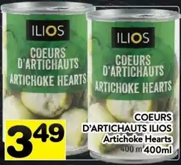 Supermarché PA Ilios artichoke hearts offer
