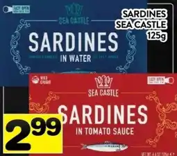 Supermarché PA Sea Castle sardines offer