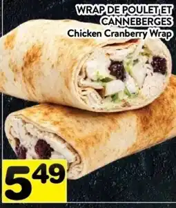 Supermarché PA Chicken Cranberry Wrap offer