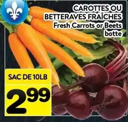 Supermarché PA Fresh Carrots or Beets offer