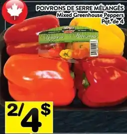 Supermarché PA Topline mixed greenhouse peppers offer