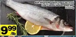 Supermarché PA Fresh Cleaned Mediterranean Bass offer