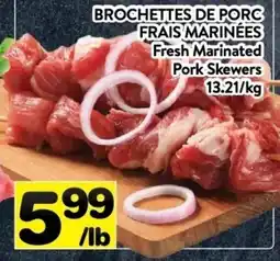 Supermarché PA Fresh Marinated Pork Skewers offer