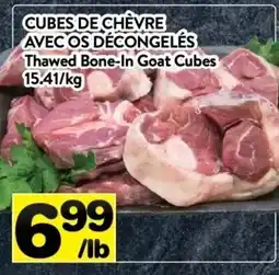Supermarché PA Thawed Bone-In Goat Cubes offer