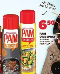 Loblaws Pam oils spray offer