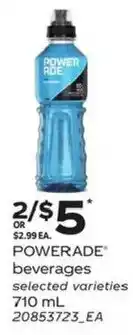 Loblaws Powerade beverages offer