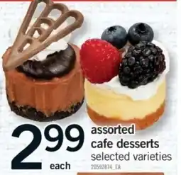 Fortinos assorted cafe desserts offer