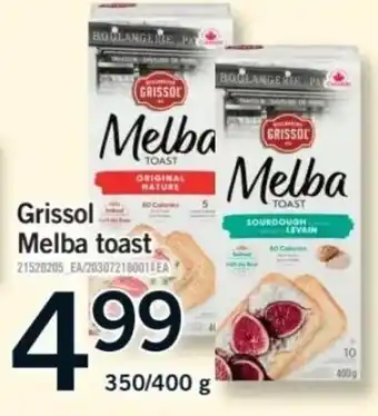 Grissol melba toast